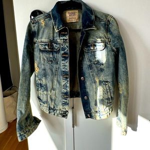 Zara Distressed Jean Jacket - Trafaluc